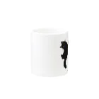 たたメーピーのたたメーピー 〈Black cats〉 Mug :other side of the handle