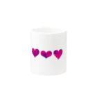 おかしなめがねのheart Mug :other side of the handle