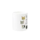 nemunoki paper itemの未来で出逢う猫 Mug :other side of the handle