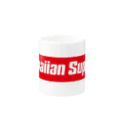 ハワイスタイルクラブのHawaiian Suprex Box Logo Mug :other side of the handle