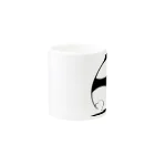 StudioPandaManのしゃがみパンダ Mug :other side of the handle