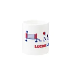 LUCHAのFamilia de luchadores10 Mug :other side of the handle