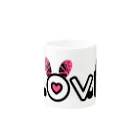 ミドリ ハナ@maro_coのi LOVE you Mug :other side of the handle