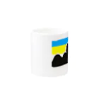 extakuのたむろん Mug :other side of the handle