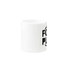 ユニオンフットボールデザインのFOOT PLAY Mug :other side of the handle