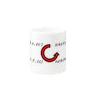 へらやのdice Mug :other side of the handle