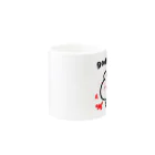 うさぎまるえkawaiishop のくまコロりん『ガッデム』 Mug :other side of the handle