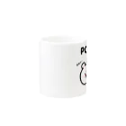 うさぎまるえkawaiishop のくまコロりん『ぷりっ』 Mug :other side of the handle