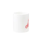 monCheriのタンデムRED Mug :other side of the handle