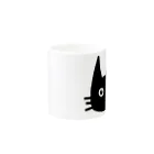 ねこねこねこ！のつぶらな瞳な黒猫ちこちゃん Mug :other side of the handle