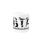 Rockbay67（ロックベイ）のボストンテリア同好会(BTA) Mug :other side of the handle