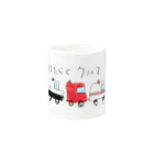 teibaのはたらくクルマ Mug :other side of the handle