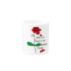 そらのROSE Mug :other side of the handle