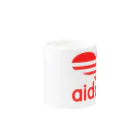 AAAstarsのスポーツ用品メーカーのパロディー（愛だよ）aidayo Mug :other side of the handle