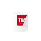 ツイッターインベストメントアパレル事業部のTwinvest label マグカップ Mug :other side of the handle