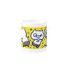 ヒゲにゃ！のヒゲにゃ！まぐかっぷ【イエロー】 Mug :other side of the handle