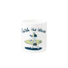 長里徹應のCatch the wave Mug :other side of the handle