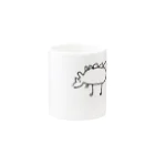 うのすけしょっぷのとりけらくん Mug :other side of the handle