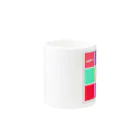 sanasanaのHAPPY＆LOVEカラー Mug :other side of the handle