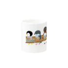 しろくま&ペンギン通信のペンギン列車 Mug :other side of the handle