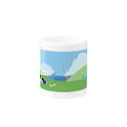 ワシキタチナツ|Illustrationの草むらで昼寝 Mug :other side of the handle