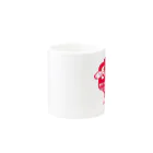 hodocoのガレリー　赤 Mug :other side of the handle