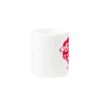 hodocoのガレリー　赤一色 Mug :other side of the handle