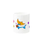 タカのお月さまとプカプカ、イルカちゃん Mug :other side of the handle