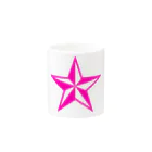 sakuraismのSTAR pink マグカップの取っ手の反対面