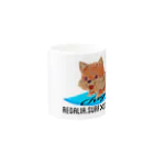 REGALIAのREGALIA dog surf Mug :other side of the handle