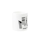 Yuka。のTokyo city Mug :other side of the handle