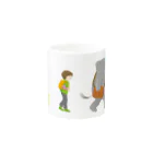 KOPETO のみんなで遠足 Mug :other side of the handle