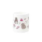 チンチラ雑貨MarkCrownのチンチラ DOLCE Mug :other side of the handle