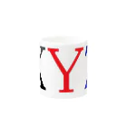 アメリカンベース のXYZ  グッズ　アルファベット Mug :other side of the handle