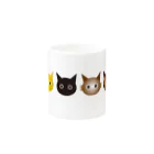 chopper'sのねこず ４匹 Mug :other side of the handle