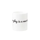 ALBAtherapyのEveryday is a new day ブラック Mug :other side of the handle