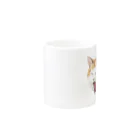 utanogoodsのあくび猫 Mug :other side of the handle