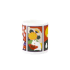 大賀一五の店の兎花札花月見 Mug :other side of the handle