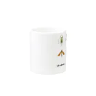 TAKUMIX WEB STOREの「Lif-e-Motion」それぞれの成虫全部 Mug :other side of the handle