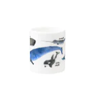 uminomadoのクジラまみれ Mug :other side of the handle