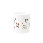 CAFE O MILKのいろんな動物せいぞろい Mug :other side of the handle