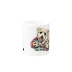 Momojiの犬画のノーフォークテリア38 Mug :other side of the handle