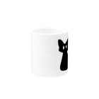 安定感企画　売店の安定感企画　ロゴ編No.1　黒猫 マグカップの取っ手の反対面