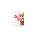 T-jet's Illustration...のChocolat Fille Mug :other side of the handle