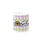 N子の絵日記の私はマシュマロが大好きです！(いっぱい) Mug :other side of the handle