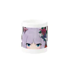 松や SUZURI店のBAD GRIL NEKOMATAのグッズ Mug :other side of the handle