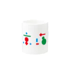 東京塩麹 Official Goods StoreのPOLYGON Mug :other side of the handle