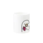 mame&coのうるせぇトリのマグカップ Mug :other side of the handle