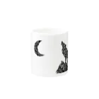 yin-yangの月夜の遠吠え　陽 Mug :other side of the handle