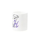 マルチーズ教のwhite dogs Mug :other side of the handle